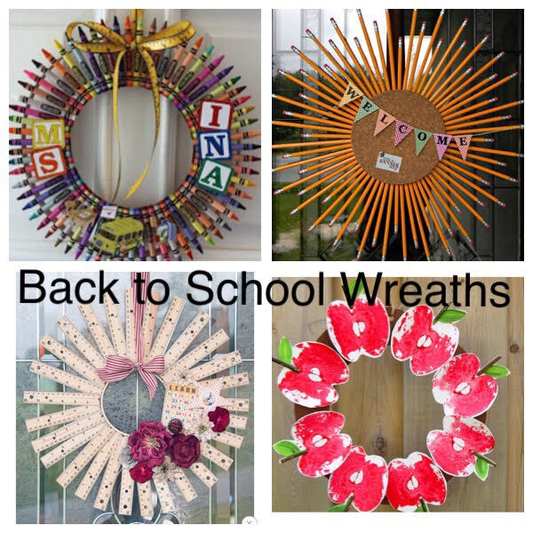 Make A 'Back To School' Wreath!